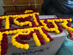 Shasi vala Ghar Wedding Pompom Board