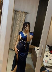 Beautiful Party Slit Dress🎀🦋💙