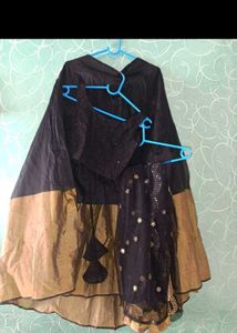 Black Lehenga Set