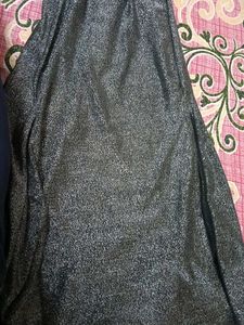 Sparkly Silver Midi Dress
