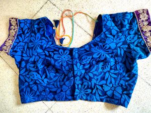 🔥sale🔥Blue 💙net  Blouse For Women