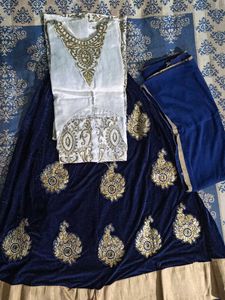 Embroidered Indian Outfit
