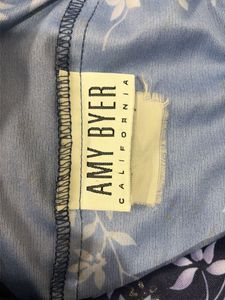 Floral Navy Midi Skirt