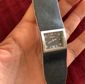 Vintage DKNY Leather Strap Watch