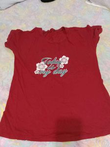 Red Graphic Tee