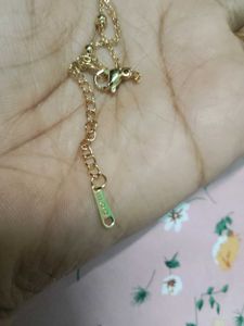 Bow With Heart Necklace