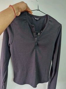 Black Long Sleeve Top