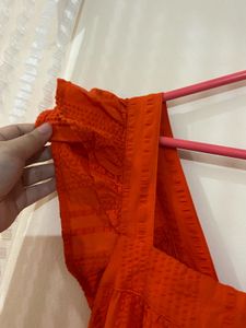 Orange dress