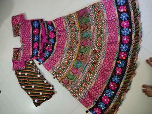 Embroidered Indian Dress Set