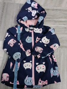 Cute Cat Print Kids Jacket
