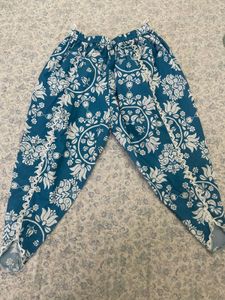 Blue &amp; White Floral Print Tunic