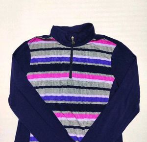 Crocodile Striped Sweater | Bust 32