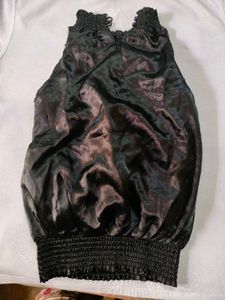 Elegant Black Sleeveless Top