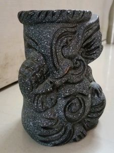 Lord Ganesha Ceramic Flower Vase