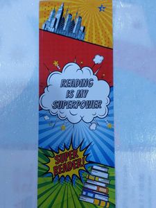 Reading Is My Superpower Bookmark