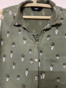 Green Tank Top For Ladies