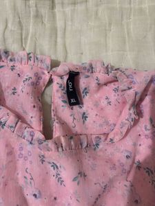 Pink Floral Dress