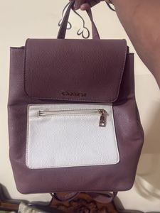 Caprese Backpack - Mauve &amp; Cream