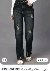 Distressed Street Style Jeans