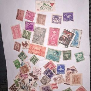 100 Unique Indian Stamps