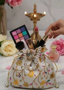 Floral Embroidered Potli Bag