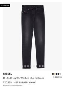 Diesel D-Strukt Slim-Fit Denim