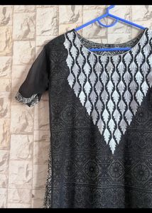 Black 2 Layered Kurti
