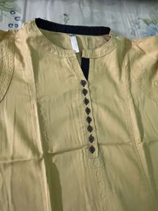 Elegant Yellow Kurti