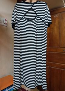 STRIPED T-SHIRT DRESS