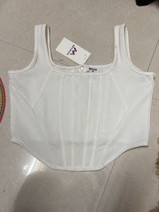 White Corset Top
