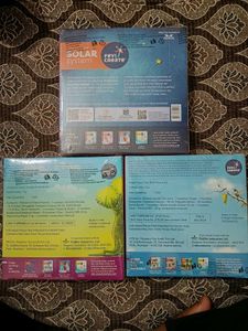Pack Of 3, Mould &amp; Paint ,Bird House, Solar System