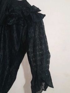 Elegant Black Lace Dress