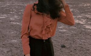 Sale Korean Pink Vintage Shirt