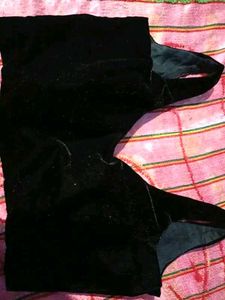 Black V Neck Blouse