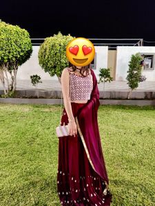 Purple Lehenga Choli