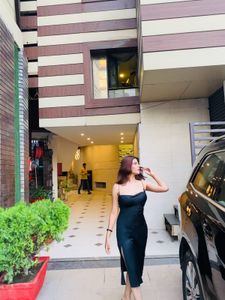 Sleek Black Slip Dress