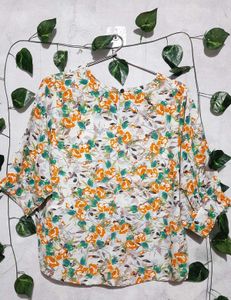 New With Tag Floral Print Top