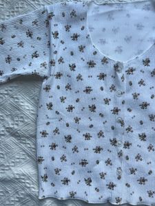 Floral Button-Up Top