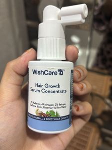 wishcare anti hairfall shampoo &amp; hair growth serum