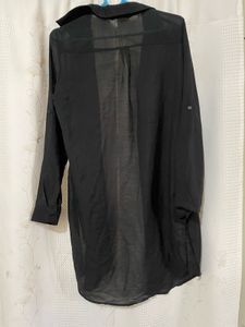 black button up shirt