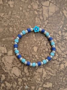 Pink Heishi Bead Bracelet