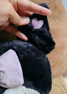 Kuromi Ribbon Plush 💜🖤