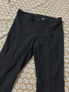 Black Flare Leg Trousers