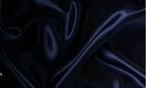 Navy Blue Satin Fabric 5 mtr