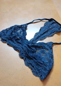 Net Bralette - Buy Dark Teal &amp; Grey Is Free