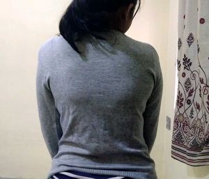 Grey Long Sleeve Top