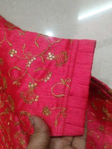 Pink Embellished Blouse