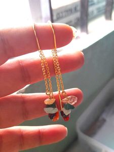 Combo Gemstone Dangle Earrings
