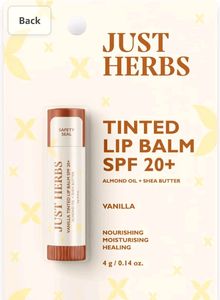 Just Herbs Tinted Lip Balm for Men and Women with