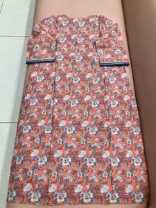 Floral Print V-Neck Dress